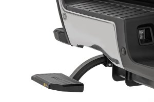 Ford F-350 Super Duty Retractable Bed Step - Rear - Rough Country - Manual Pull - '23-'24 Ford F-350 Super Duty Retractable Bed Step - Rear - Rough Country - Manual Pull - '23-'24